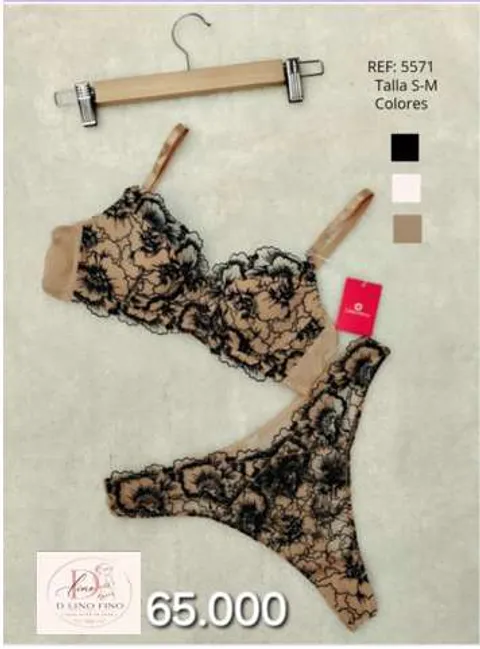 Conjunto Encaje Floral