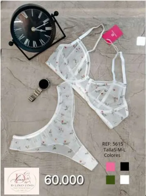 Conjunto Floral Cruzado