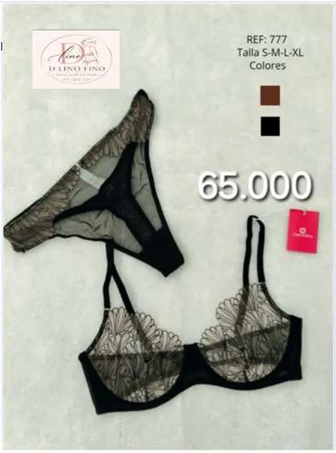 Conjunto Encaje Abanico